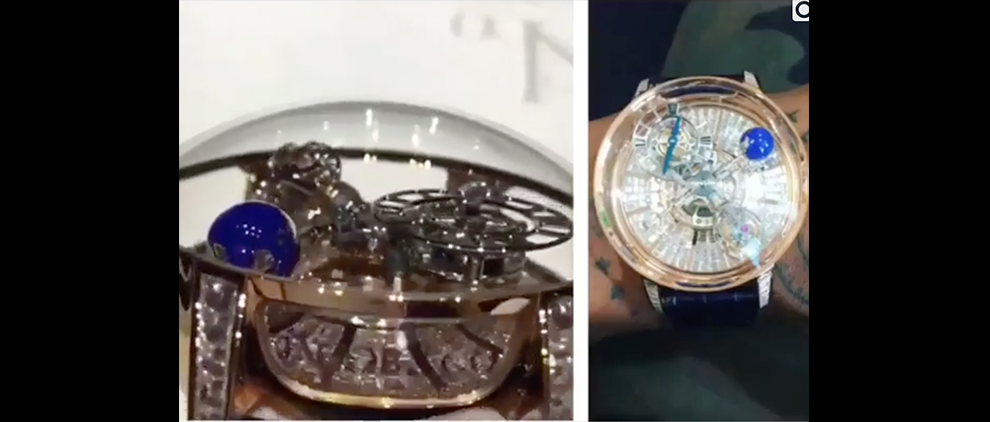 Rapper Travis Scott spends $1 million dollars on a watch  